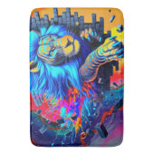 Tapis De Bain Artsy Lion (devant Vertical)