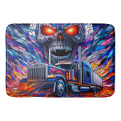 Tapis De Bain Artsy Skull Design (Devant)