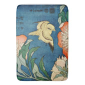 Tapis de bain ASIATIQUE de PIVOINES (devant Vertical)