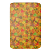 Tapis De Bain Aspen Feuilles Collage Solid Medley 1 (devant Vertical)