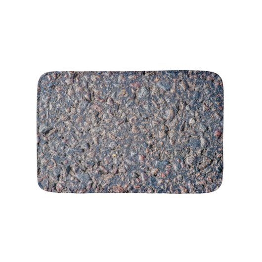 Tapis De Bain Asphalte et texture de galets (Devant)