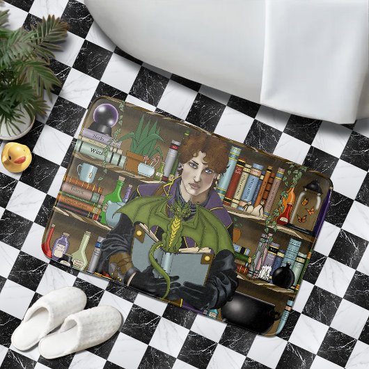 Tapis De Bain Assistant Imaginaire Livres Potions Dragon