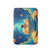 Tapis De Bain Astronaute Café Espace Art (Devant (Vertical))