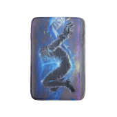 Tapis De Bain Astronaute du graffiti (Devant (Vertical))