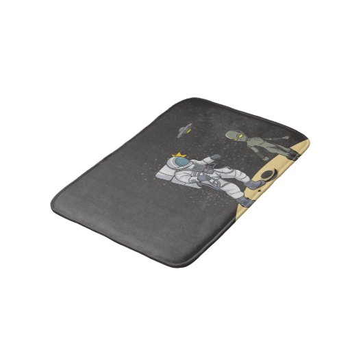 Tapis De Bain Astronaute et alien (Angle)