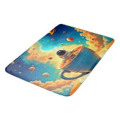 Tapis De Bain Astronaut's Coffee Cosmos Journey (Angle)