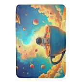 Tapis De Bain Astronaut's Coffee Cosmos Journey (devant Vertical)
