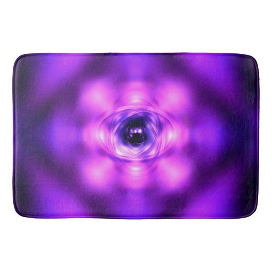 Tapis De Bain atome de brillance violette (Devant)