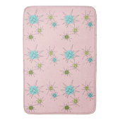 Tapis de bain atomique iconique rose de Starbursts (devant Vertical)