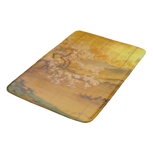 Tapis De Bain Aube Dorée Opulente Extrême-Orient Inspiré (Angle)