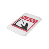 Tapis De Bain Aucune plongée (Mosasaurus) (Angle)