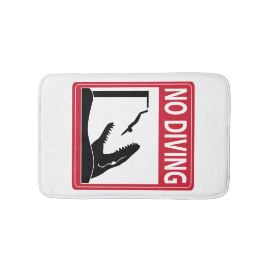 Tapis De Bain Aucune plongée (Mosasaurus) (Devant)