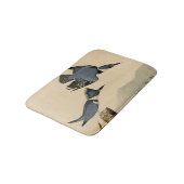 Tapis De Bain Audubon Belted Kingfisher Wildlife Bird (Angle)