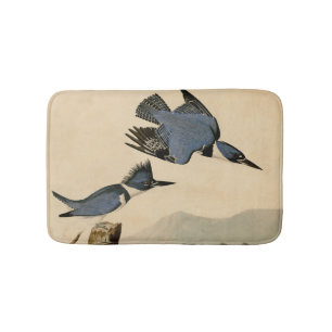 Tapis De Bain Audubon Belted Kingfisher Wildlife Bird
