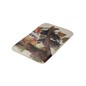 Tapis De Bain Audubon Peinture d'Oiseaux Pic Pilé (Angle)