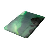 Tapis De Bain Aurora Borealis | Lofoten Beach Norvège (Angle)