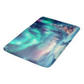 Tapis De Bain aurora borealis/Noël/hiver (Angle)