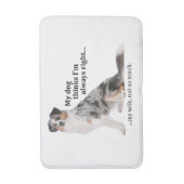 Tapis De Bain Aussie / Femme Mat (Devant (Vertical))