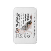 Tapis De Bain Aussie Traits Bain Mat (Devant (Vertical))
