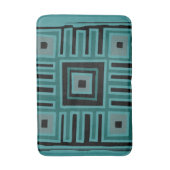 Tapis De Bain authentique motif africain en tissu de boue (Devant (Vertical))