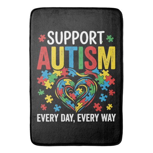 Tapis De Bain Autism awareness (devant Vertical)