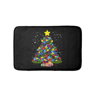 Tapis De Bain Autisme - Arbre de Noël