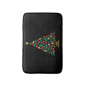 Tapis De Bain Autisme noël arbre xmas sensibilisation sur l'auti (Devant (Vertical))