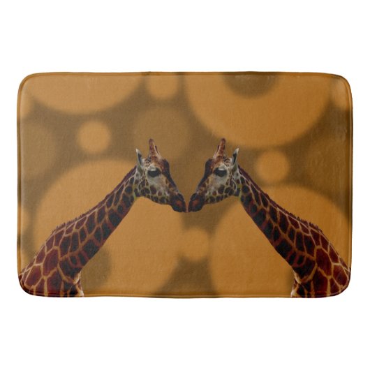 Tapis De Bain Auto-réflexion Giraffe, (Devant)