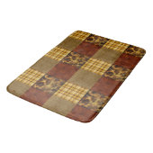 Tapis De Bain Automne 4 coins 2 Design, tons chauds (Angle)