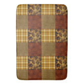 Tapis De Bain Automne 4 coins 2 Design, tons chauds (devant Vertical)