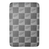 Tapis De Bain Automne 4 coins Design Gris Tons (devant Vertical)