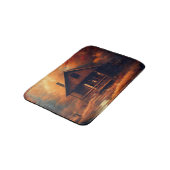 Tapis De Bain Automne/Automne/Halloween/Peinture rustique (Angle)