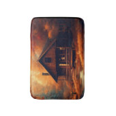 Tapis De Bain Automne/Automne/Halloween/Peinture rustique (Devant (Vertical))