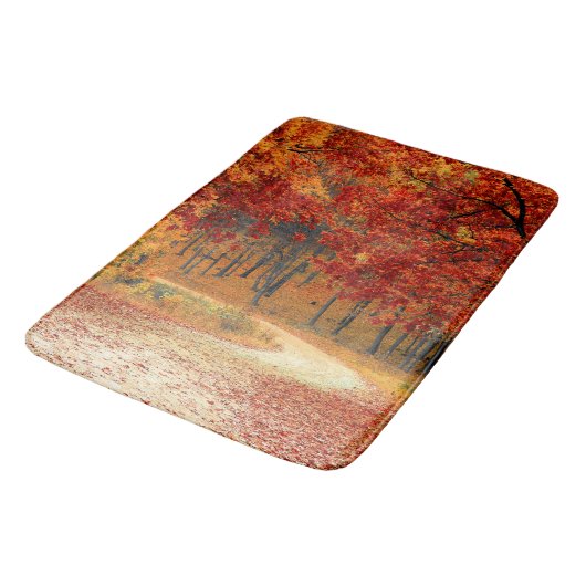 Tapis De Bain automne dans la forêt (Angle)