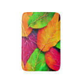 Tapis De Bain Automne Feuilles Motif (Devant (Vertical))