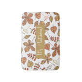 Tapis De Bain Automne personnalisée (Devant (Vertical))