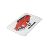 Tapis De Bain Automobile classique rouge 1948 (Angle)