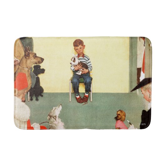 Tapis De Bain Aux Vets de Norman Rockwell (Devant)