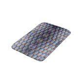 Tapis de bain avec design Abstrait de peigne de mi (Angle)