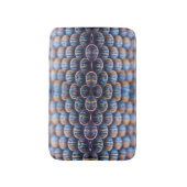Tapis de bain avec design Abstrait de peigne de mi (Devant (Vertical))