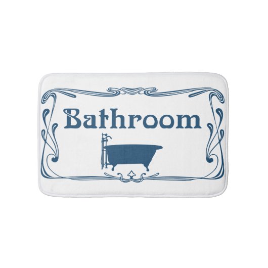 tapis de bain avec le baquet antique (Devant)