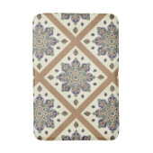 Tapis de bain avec treillis de médaillon (Devant (Vertical))