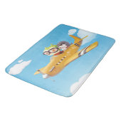 Tapis De Bain Aventure en vol avec chien (Angle)