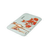 Tapis De Bain Aventure Personnalisée Fox Deer Enfants (Angle)