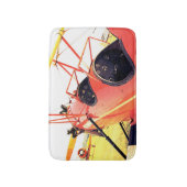 Tapis De Bain Avion rouge Antique Fighter Biplane (Devant (Vertical))