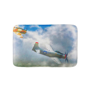Tapis De Bain Avions de la Seconde Guerre mondiale RAIDERS de l'