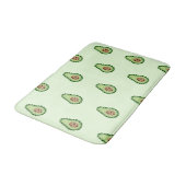 Tapis De Bain Avocat en points (Angle)