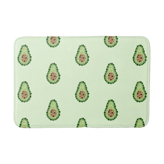 Tapis De Bain Avocat en points (Devant)