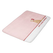 Tapis De Bain Avoir un bain de Noël en or (Angle)