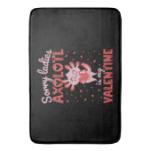 Tapis De Bain Axolotl est mon valentin (devant Vertical)